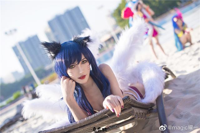 magic耀一微博图片丨英雄联盟·泳池派对·阿狸