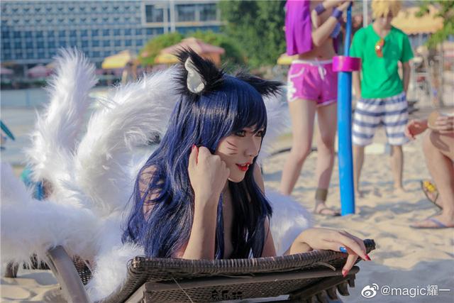 magic耀一微博图片丨英雄联盟·泳池派对·阿狸