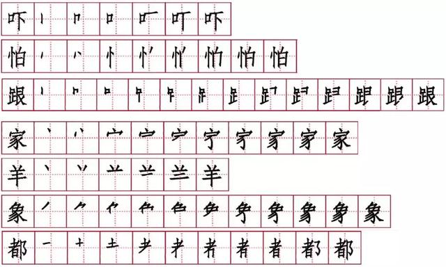 咕咚生字笔顺拼音组词等课文知识点归类