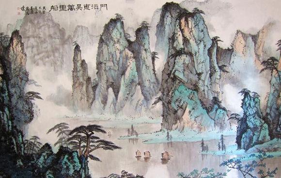 峰峦翠叠 醉墨淋漓 画家王星乐