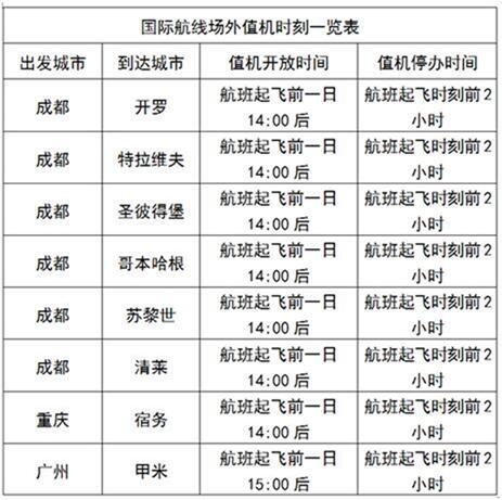 川航航班查询今天川航航班动态查询