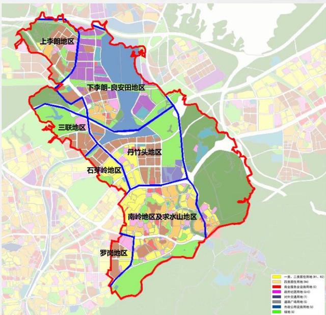 龙岗南湾街道规划出炉!开发总量940万㎡!提供学位2.1万个-华阴楼讯