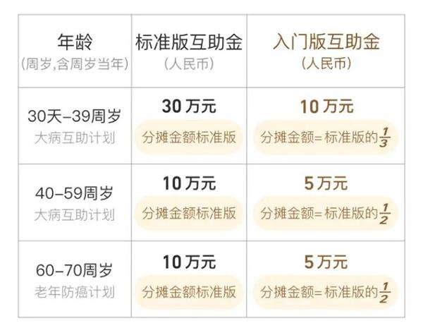 相互宝入门版来了：一年只需一顿午餐的钱