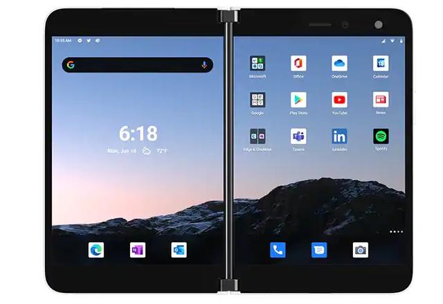 微软 Surface Duo 图片遭 AT&T 网站曝光，预计 8 月底上市
