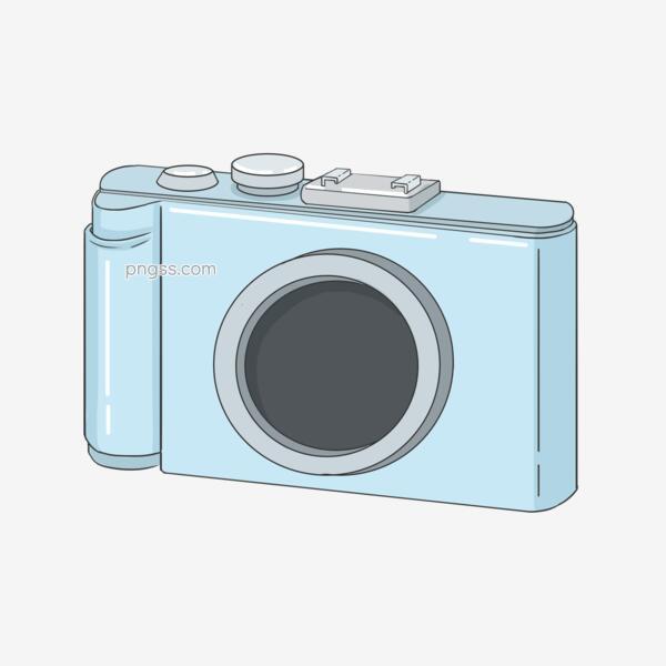 手绘蓝色照相机插画png搜索网 精选免抠素材 透明png图片分享下载 Pngss Com