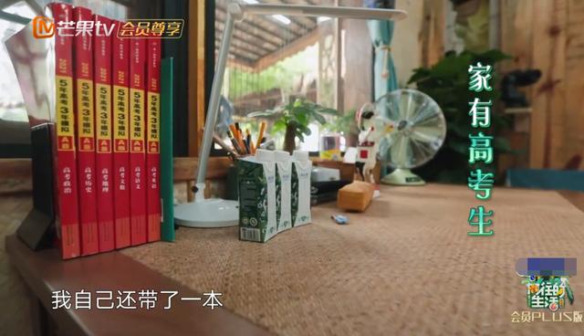 张子枫高考期间录《向往》，节目组摆了学习桌