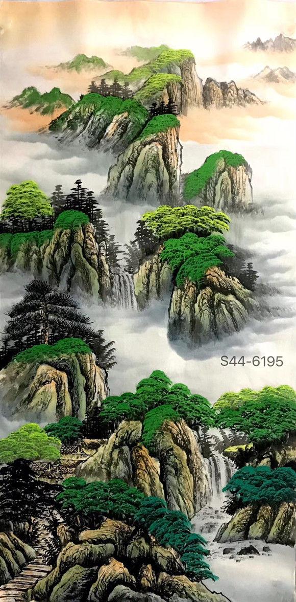 画家王玉荣——山明水秀、重峦叠嶂、水天一色