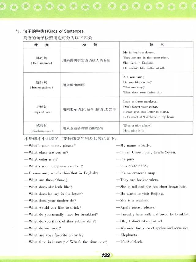 仁爱版初中英语七年级英语（上册）电子课本+听力（可打印下载）