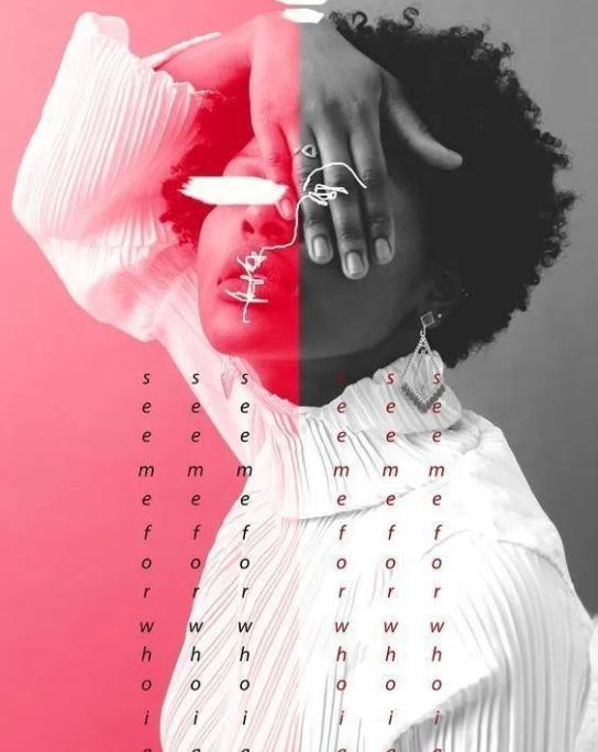 左右对比版式的创意海报设计欣赏