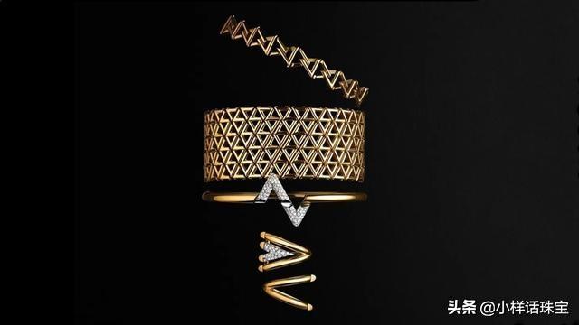 2020年LV全新高级珠宝「LV Volt」，字母几何图形演绎时尚