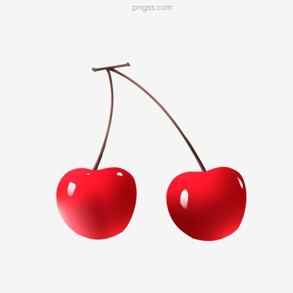 樱桃水果装饰插画png搜索网 精选免抠素材 透明png图片分享下载 Pngss Com