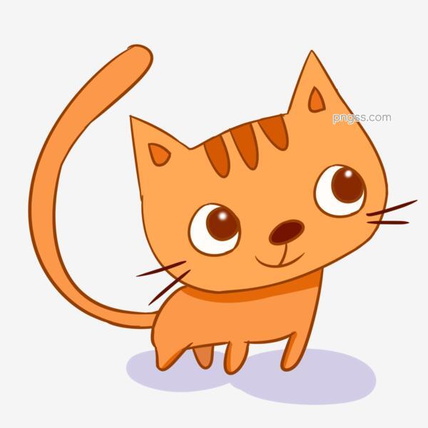 手绘卡通小猫插画png搜索网 精选免抠素材 透明png图片分享下载 Pngss Com