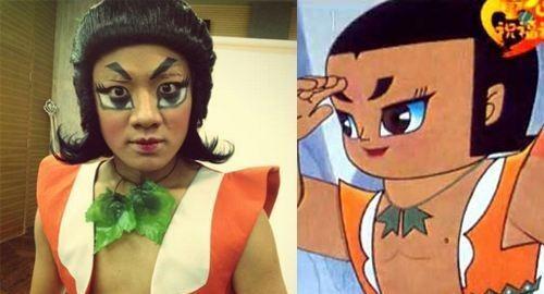 明星cos卡通人物，最后两个是真的雷到我了！