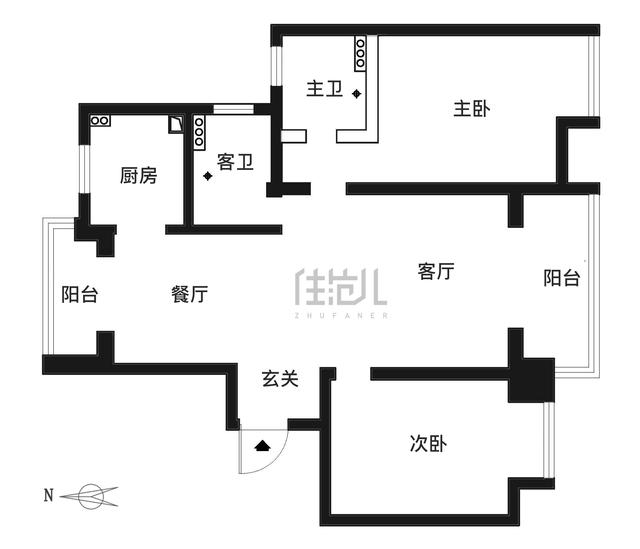 下沉式玄关、隐形门还有衣帽间，120㎡简直就像200㎡