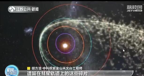 今晚一起去看流星雨 有可能看到彩色流星