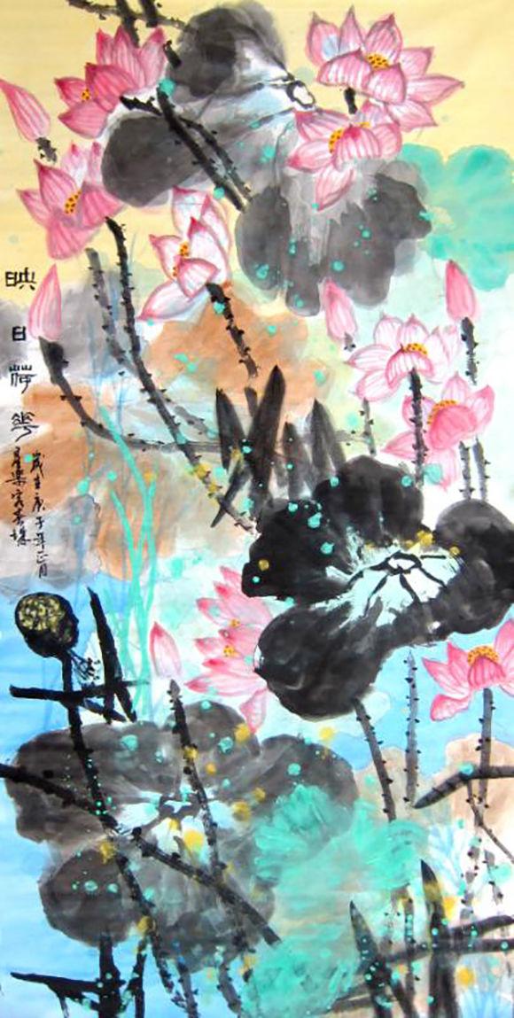 峰峦翠叠 醉墨淋漓 画家王星乐