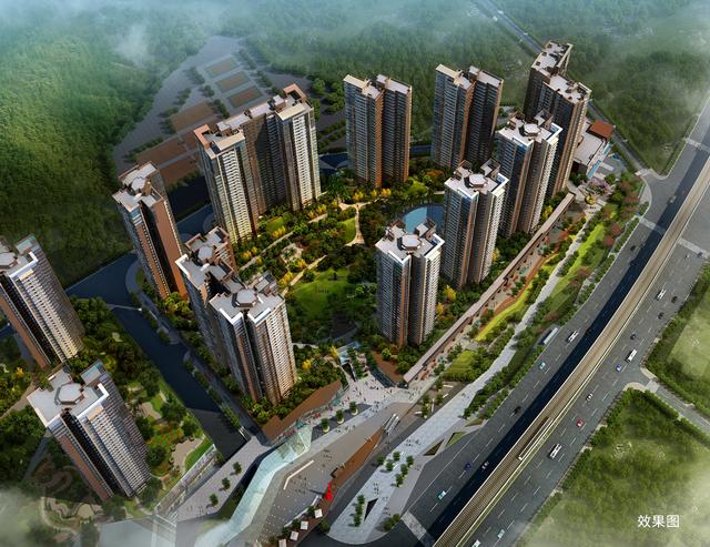 龙岗区-荷坳地铁站大型综合体～the town乐城项目