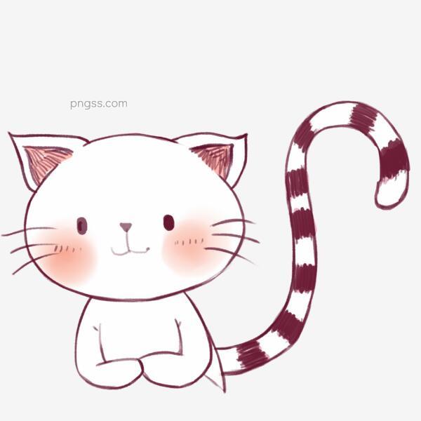 呆萌可爱小猫咪图案png搜索网 精选免抠素材 透明png图片分享下载 Pngss Com