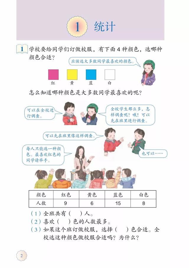 2020春人教版二年级（下册）数学电子课本（高清版）