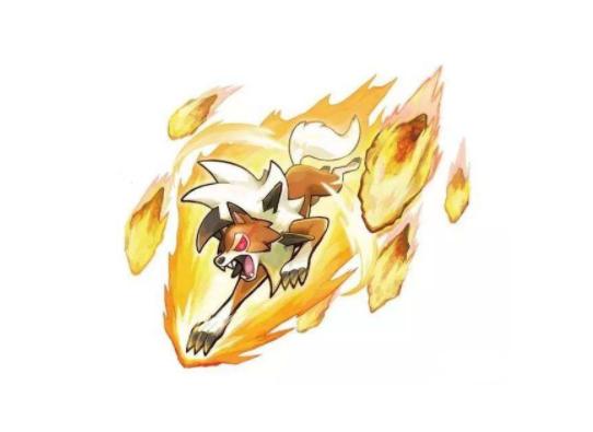 宝可梦图鉴745拥有三种形态的高人气精灵鬃岩狼人