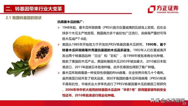 种子行业深度报告：重视粮食安全，抓住转基因投资主线