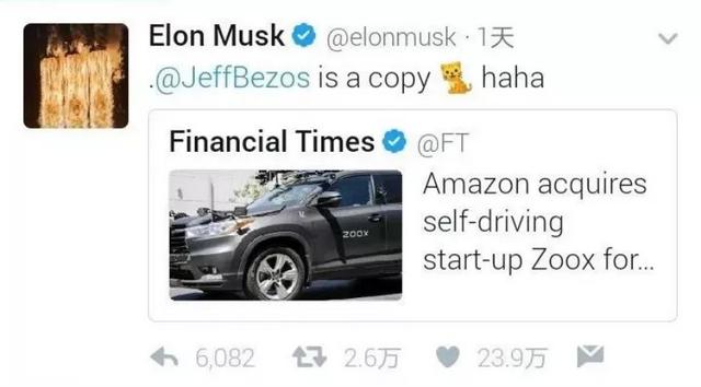 天上地下，马斯克和贝佐斯终有一战