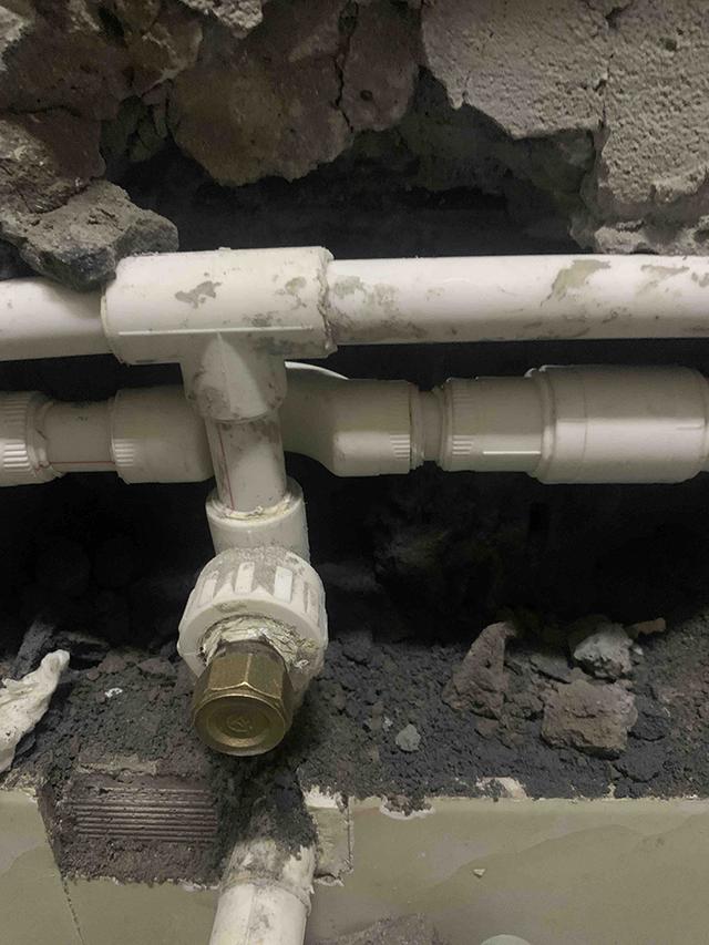 Why should the water pipe be tested first in the water leakage