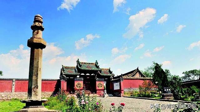 Shanxi Fenyang Taifu Temple, the statues of the Five Sacred Mountains ...