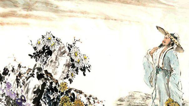 體現菊花花之隱者的詩句