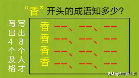 帶香字的成語