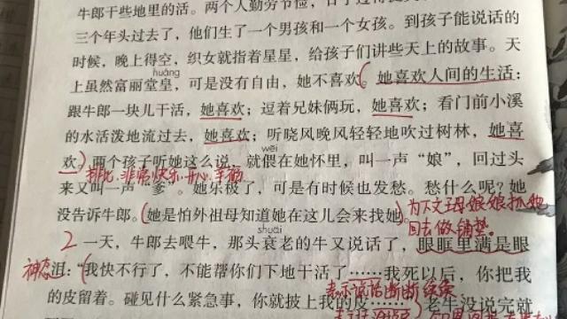 牛郎织女读书笔记