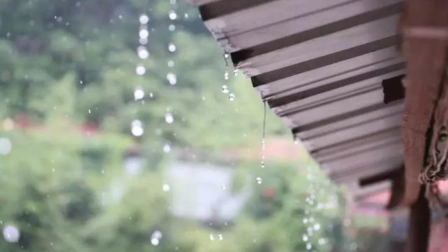 描写下雨时美景的诗句