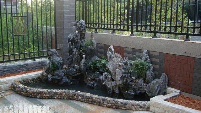 想在院子的鱼池弄个假山假山有什么风水上的原则吗