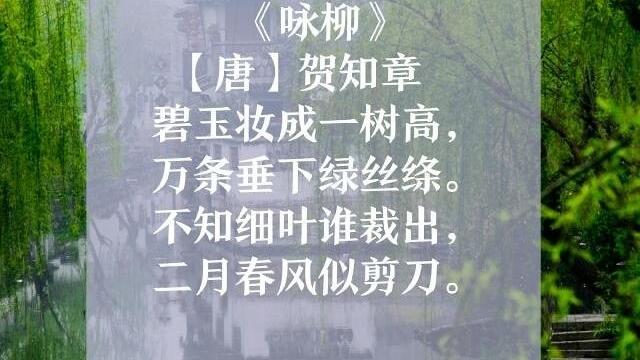托物言志的古诗词大全