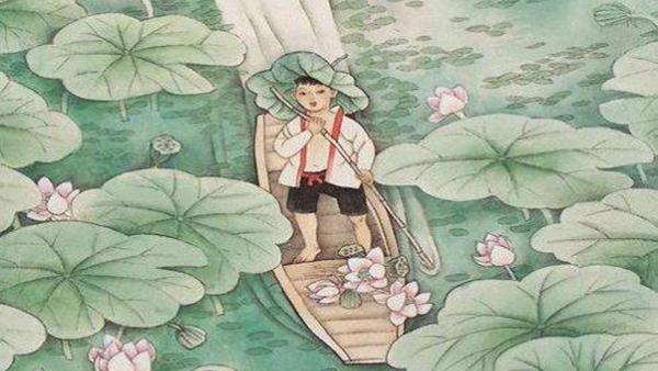 赋得古原草送别白居易诗配画