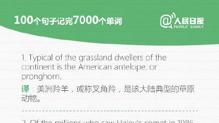 專八優秀詞句