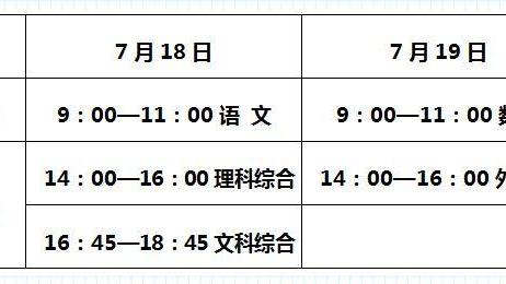 18年河北中考时间有没有出来