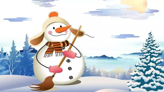 有关雪的拟人句