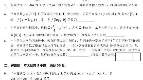 数学竞赛试题