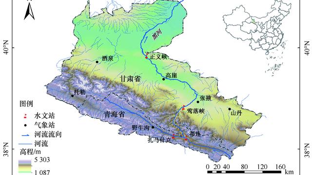 近50年黑河流域降水变化特征分析