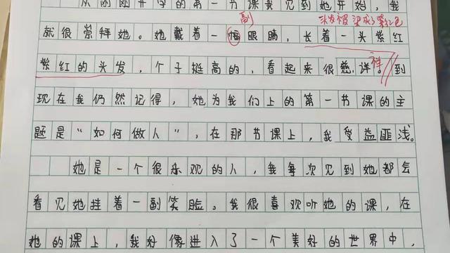 我的任课老师们作文