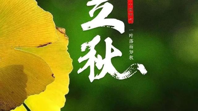 今日立秋的祝福语精选
