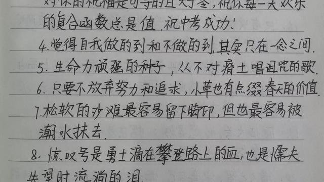 加油中考的励志句子