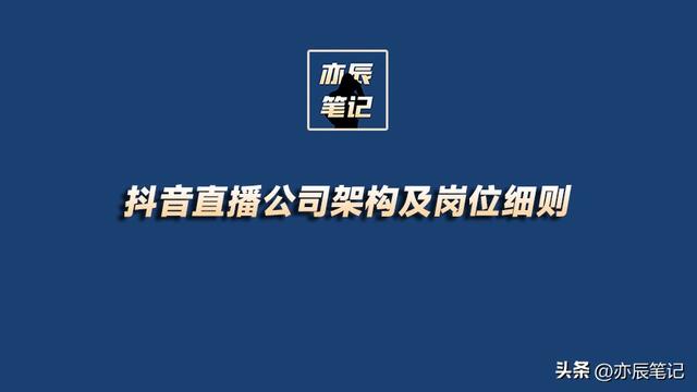 抖音主播岗位职责精选