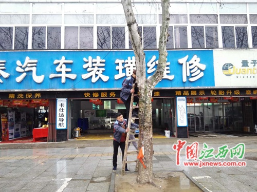 九江市执法局庐山区大队开展修车洗车集中督查整改工作