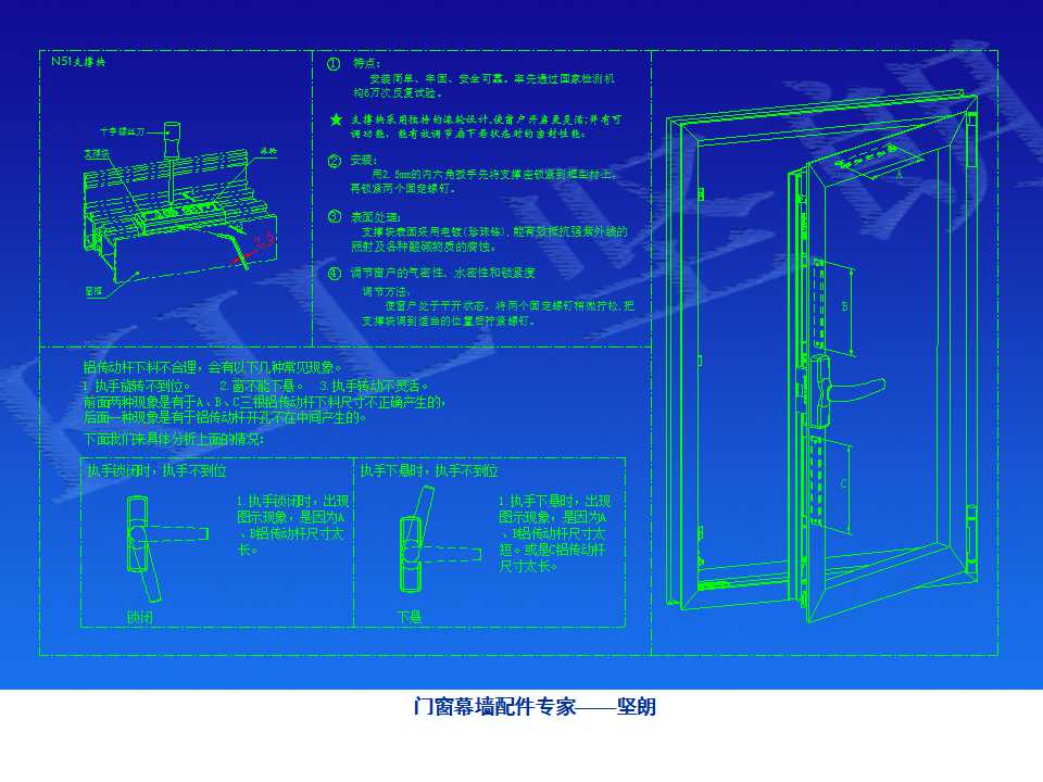 铝合金门窗基础知识（坚朗门窗内部资料）