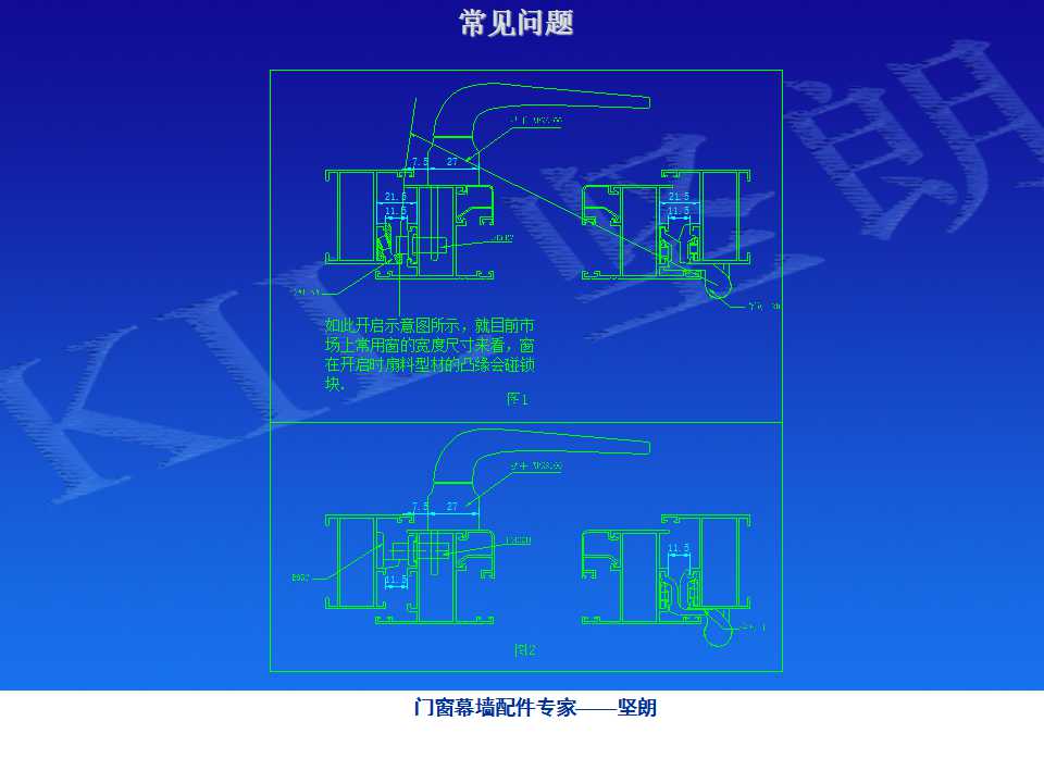 铝合金门窗基础知识（坚朗门窗内部资料）