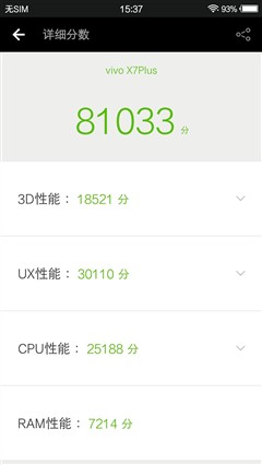 大屏长续航/柔光自拍 vivo X7Plus评测