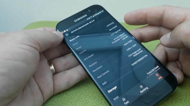 Galaxy A5（2017）入门视頻提早曝出：低配版三星S7