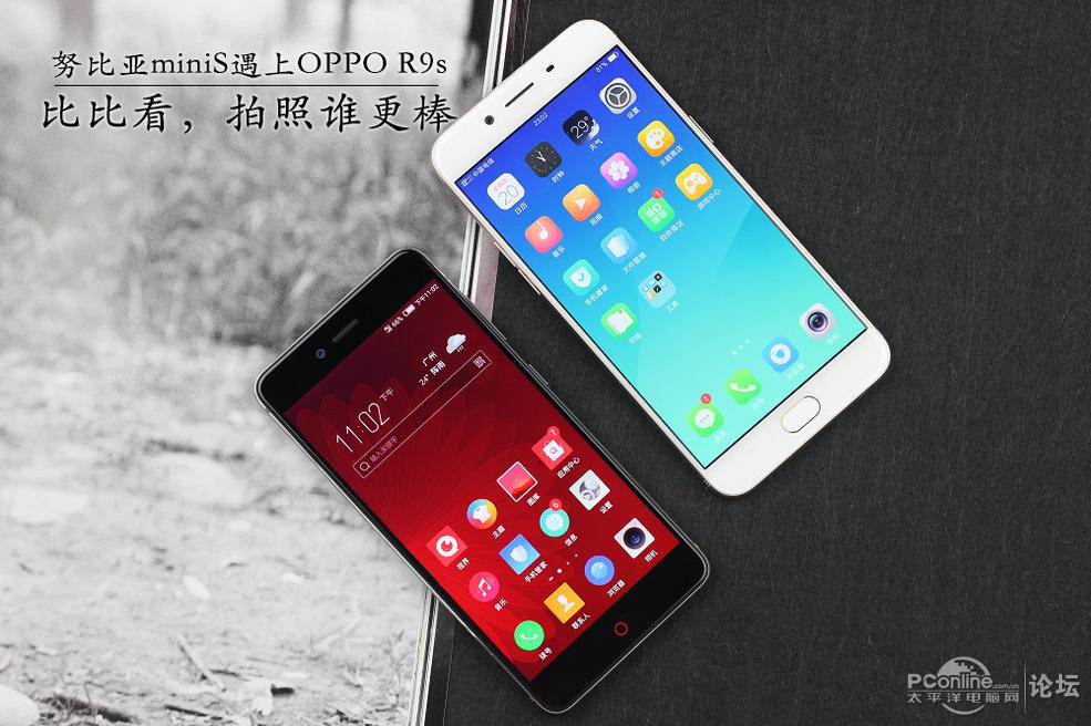 nubiaminiS与OPPO R9s照相比照，谁主要表现更强？